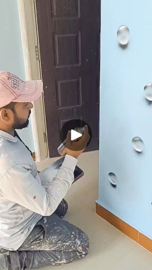 11M views · 110K reactions | Decoration home painting 🖌️ | Ahtisham khan Art Work Painting, Classroom Door Decorating, Faux Painting Techniques, Vehicle Care, Bubble Wall, Bubble Painting, Home Painting, Reels Video, Faux Painting