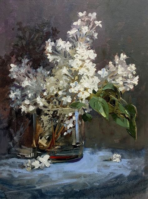 (France) Lilacs in a glass by Edouard Manet (1832- 1883). oil on canvas. Art Movement Timeline, Edouard Manet Paintings, Francisco Goya, Edouard Manet, Final Days, Amazing Drawings, Painting Still Life, Painting Wallpaper, Glass Vases