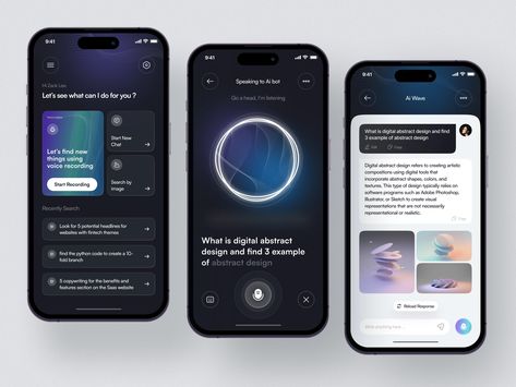 Chatbot Ui Design, Fintech Mobile App, Chatbot App, Chatbot Design, Latest Graphic Design Trends, Journal App, Web Design Examples, Card Ui, App Home