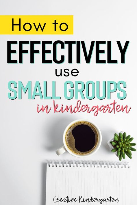 Effective tips to make small groups in your kindergarten classroom meaningful and useful to you and your students. Try these ideas to get started today! Small Group Activities Kindergarten, Kindergarten Reading Groups, Kindergarten Small Groups, Literacy Activities Kindergarten, Transitional Kindergarten, Small Group Reading, Classroom Centers, Writing Groups, Coaching Teachers