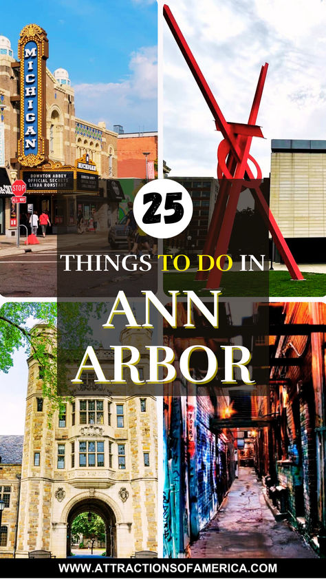 25 things to do in Ann Arbor. Anne Arbor Michigan, Things To Do In Ann Arbor Michigan, Michigan Bucket List, Lansing Michigan, Ann Arbor Michigan, List Of Activities, Detroit Michigan, Michigan Travel, Ann Arbor