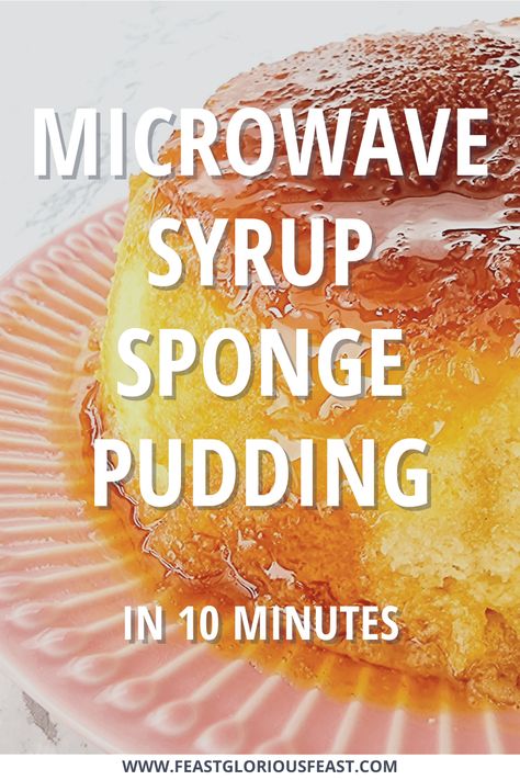 Microwave Syrup Sponge Pudding, Steamed Puddings Recipes, Microwave Sponge Pudding, Microwave Pudding Recipe, Microwave Pavlova, Hot Puddings Recipes, Steam Pudding Recipes, Microwave Steamed Pudding, Steamed Pudding Recipes