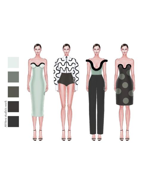 Fashion illustration | Digital marketing | AhVero studio's work #fashionillustration #illustration #fashionillustrator #illustrator #fashionblogger #fashionart #fashionartist… | Instagram Digital Fashion Illustration Dresses, Dress Sketching, Fashion Illustration Digital, Digital Fashion Illustration, Fashion Illustration Sketches Dresses, Digital Fashion, Fashion D, Sketches Dresses, Fashion Sketch