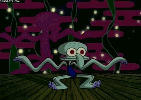 New party member! Tags: animation dance cartoons & comics spongebob squidward his face Squidward Dancing, Spongebob Squidward, Squidward Tentacles, Spongebob Painting, Cartoons Dancing, Spongebob Party, Spongebob Square, Funny Troll, Spongebob Wallpaper