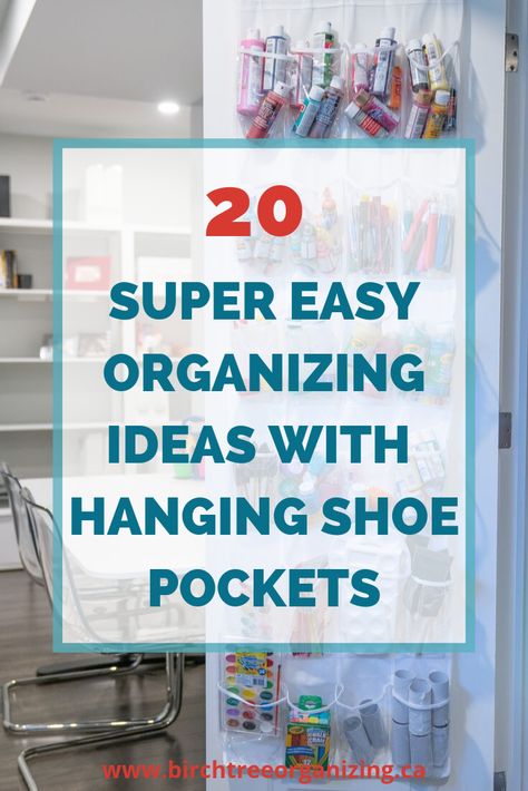 Hanging Shoe Rack Ideas, Uses For Hanging Shoe Organizer, Shoe Hanger Organizer Ideas, Hanging Shoe Organizer Ideas, Shoe Rack Hacks, Easy Organizing Ideas, Bag Hacks, Organizing House, Hanging Storage Pockets