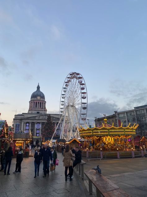 Nottingham Christmas Market, Nottingham Uk Aesthetic, Uni Of Nottingham, Nottingham Aesthetic, Goblin Wallpaper, Nottingham University, Goblin Wallpaper Kdrama, Wallpaper Kdrama, Nottingham City