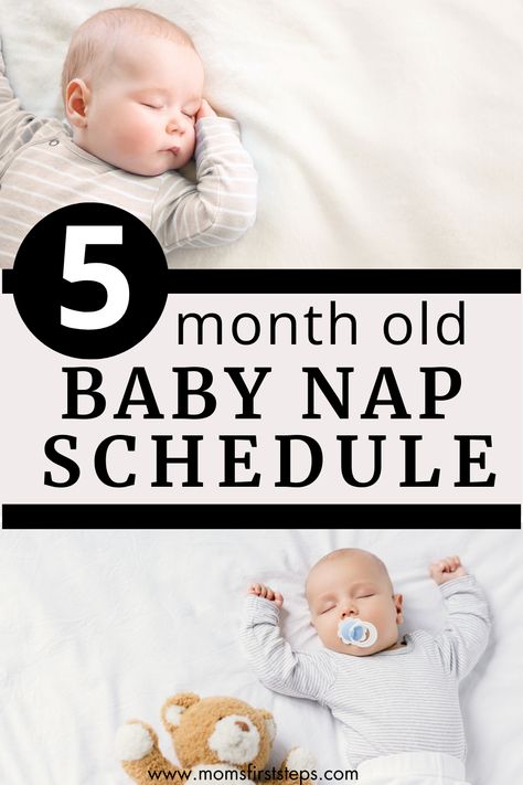 Sample nap schedule for 5 month old plus expert tips for how to implement 5 month old nap schedule. This guidance is age-appropriate for a 5 month old baby and includes wake windows, baby development at 5 months old that can impact sleep, and more. 13 Month Old Sleep Schedule, 13 Month Old Schedule, 12 Month Old Schedule, 5 Month Old Schedule, 5 Month Old Sleep, Newborn Wont Sleep, Baby Sleep Routine, 5 Month Baby, Baby Language