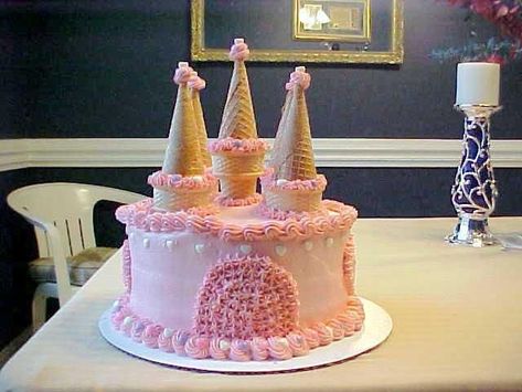 Birthday Cake Princess, Cake Castle, Castle Birthday Cakes, Cake Princess, Princess Castle Cake, Princess Theme Birthday, Princess Theme Birthday Party, Princess Birthday Cake, Princess Tea Party