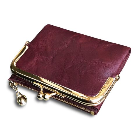 PRICES MAY VARY. Leather lining Zipper closure Dry Cloth Clean PofeeXIO vintage womens wallet 2.COMPACT DESIGN: 4.72 x 3.93x 0.78 (LxWxH) inches(12*10*2CM),small womens wallet but roomy with 1 full-length compartments to put money , 1 Zipper coin Pocket, 1 kiss-lock pocket for coins or key , 6 Card Slots+2 bill slots.This small ladies wallets can hold cash, credit cards, coin,and other petty things,each card slot can be put in 1or 2 cards. fit in your hand bag or small bag perfectly. 3.Main Mate Minimalist Purse, Leather Anniversary Gift, Leather Wallet Pattern, Vintage Wallet, Leather Anniversary, Womens Wallet, Branded Wallets, Wristlet Purse, Change Purse