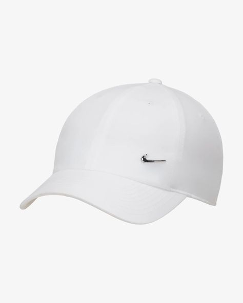 Nike Dri-FIT Club Unstructured Metal Swoosh Cap. Nike.com Nike Cap, Nike Hat, Fitness Club, Nike Dri Fit, Dri Fit, Nike, Media, Hats, Design