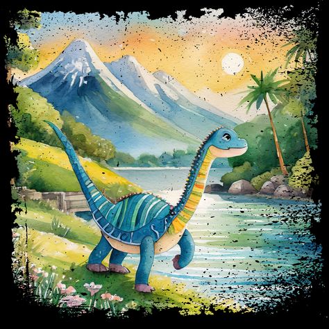 Lustiger Dinosaurier. Dieses einmalige, schöne Bild im Kinderbuchstil ist ein echter Hingucker! Digitales Bild für den Aufdruck auf Poster, Einladungen, Dekorationen, T-Shirts, Tassen, Untersetzer, Karten, Aufkleber etc.  Ratio 1:1, 8333 × 8333 Pixel 300 dpi  Nach Bezahlung können Sie das Bild (hohe Auflösung) herunterladen.  Optional nach Wunsch erhalten Sie das Bild per Downloadlink. Sie können dann den Dateityp wählen: z.B. PDF oder JPG-Datei.  Dann können Sie die Datei in Ihrer lokalen Druck T Rex Humor, Funny T, T Rex, Adobe Illustrator, Printed Items, Illustrator, Digital Prints, T Shirts, Etsy Uk