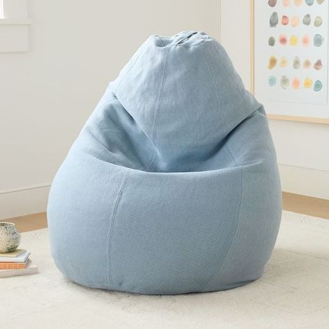 floor cushion | West Elm Kids Lounge Chair, West Elm Kids, Playroom Storage, Modern Toys, Bean Bag Chair Kids, Playroom Furniture, Kitchen Mirror, Pottery Barn Teen, Kids Chairs