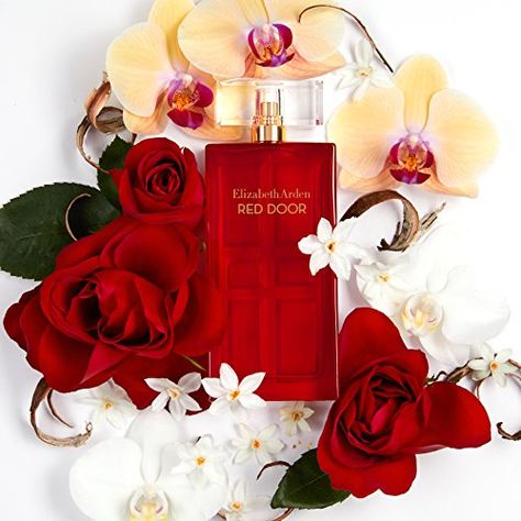 Elizabeth Arden Red Door Eau De Toilette, Perfume for Women, 3.3 Oz Perfume Collection For Women, Red Door Perfume, Elizabeth Arden Perfume, Gucci Fragrance, Elizabeth Arden Red Door, Paco Rabanne Lady Million, Givenchy Perfume, Perfume Notes, Perfume Packaging