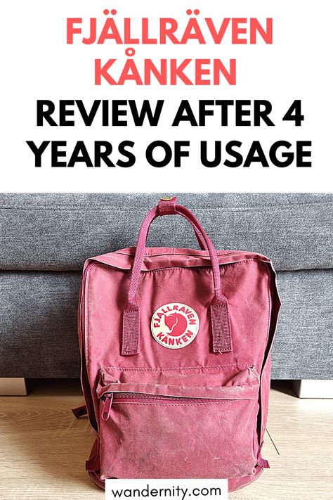 Have you been searching for the perfect backpack? Check out this Fjällräven Kånken Classic backpack review to see if it might just be the one for you. This versatile backpack is perfect for everyday use, travel, or even as a diaper bag! Kanken Mini Outfit, Fjallraven Kanken Backpack Outfit, Fjallraven Kanken Outfit, Kanken Backpack Outfit, Mom Backpack, Kanken Classic, Backpack Fjallraven, Fjällräven Kånken, Kanken Mini