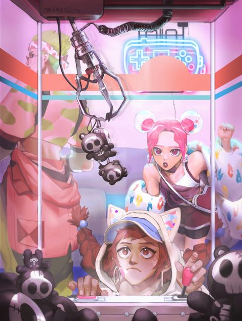 Claw Machine, Fantasy Sci Fi, Pony Drawing, Environment Concept Art, 영감을 주는 캐릭터, Illustrations And Posters, Drawing Base, Art Reference Photos, 그림 그리기