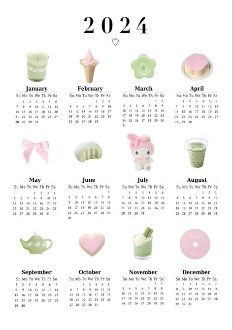 Pink 2024 Calendar, Cute Wall Calendar, 2024 Aesthetic Calendar Printable, 2024 Calendar Aesthetic Printable, Aesthetic 2024 Calendar, Calendar 2024 Aesthetic Cute, Cute Calendar Icon, Calendar 2024 Aesthetic, Cute Calendar 2024