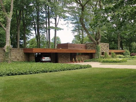 Usonian House Plans, Usonian Style, Frank Lloyd Wright Usonian, Usonian House, Miller House, Frank Lloyd Wright Architecture, Frank Lloyd Wright Buildings, Frank Lloyd Wright Homes, Miller Homes