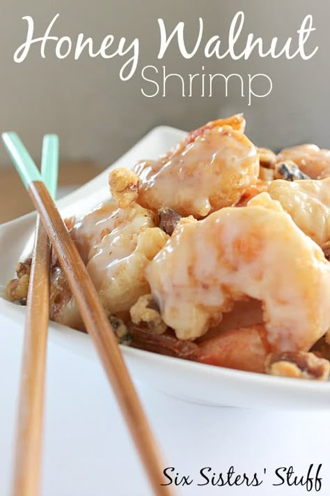 Chinese Fish, Walnut Shrimp, Mapo Tofu, Honey Walnut, Six Sisters Stuff, Honey Walnut Shrimp, Shrimp Dishes, Seafood Dishes, Shrimp Recipes