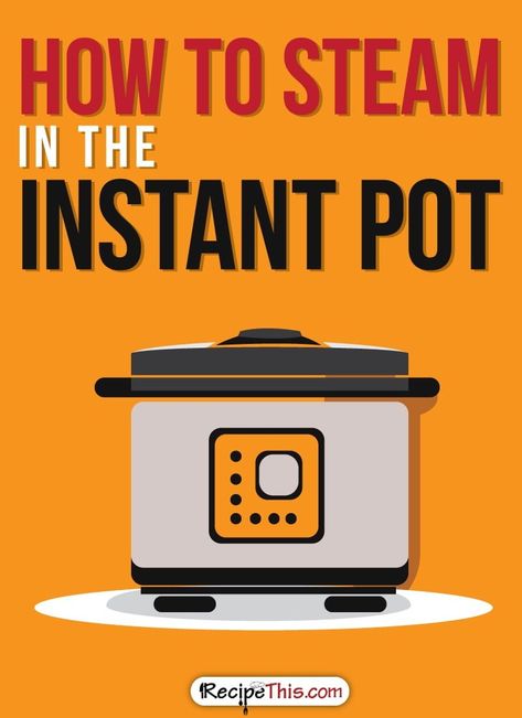 Steaming In Instant Pot, Instant Pot Steam, Steamed Meat, Electric Steamer, Steam Recipes, Instant Pot Soup Recipes, Stay Hungry, Steamer Basket, Going Vegetarian