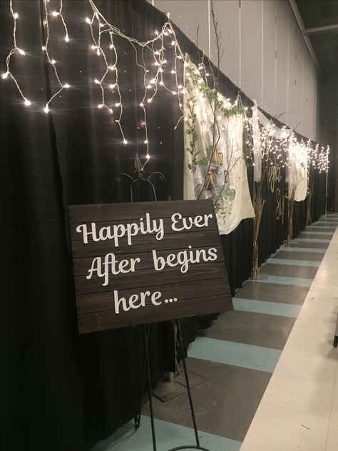 Prom Themes Fairy Tale, Disney Themed Hoco, Disney Hoco Decorations, Fairy Tail Prom Theme, Once Upon A Time Hoco Theme, Happily Ever After Prom Theme, Fairytale Dance Theme, Fairytale Prom Theme Decor, Fairytale Hoco Theme