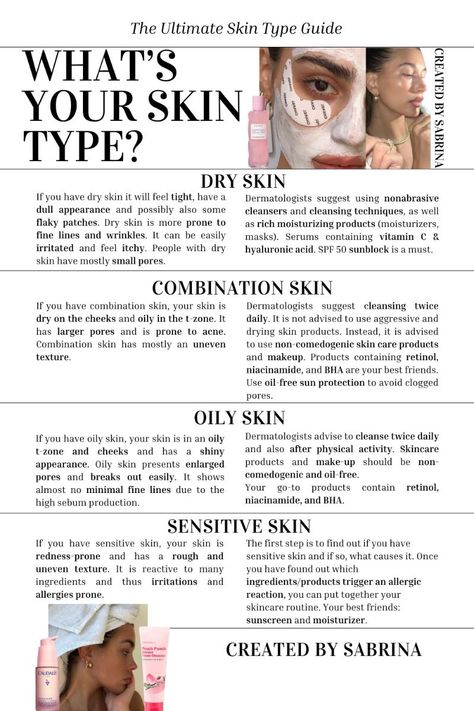 What's Your Skin Type? #skincare #skin #skincareroutine #skincaretips #skincareproducts #theordinaryskincare #cerave #ceraveskincare. https://whispers-in-the-wind.com/category/beauty/?196 Skin Care For Combination Skin, Regular Skin Care Routine, Sensitive Acne Prone Skin, Acne Prone Skin Care, Skin Lightener, Face Care Routine, Proper Skin Care, Best Skin Care Routine, Acne Solutions