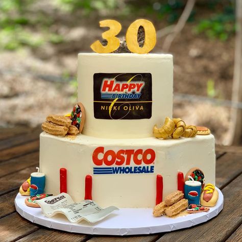 Costco Birthday Cakes, Costco Cake, Whiskey Cake, Inside Cake, Cake Liner, Cookie Cake Birthday, Custom Birthday Cakes, Birthday Brunch, Cool Birthday Cakes