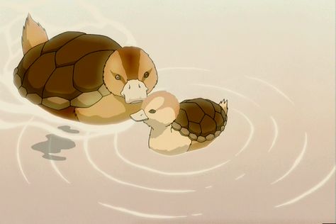 Duck Turtle Avatar, Turtle Ducks Avatar, Atla Turtleducks, Avatar The Last Airbender Turtle Duck, Avatar The Last Airbender Animals, Turtle Ducks, Avatar The Last Airbender Aesthetic, Duck Turtle, Turtle Duck