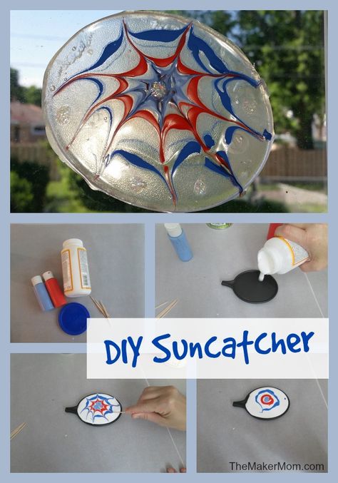 Diy Suncatchers For Kids, Suncatchers For Kids, Diy Suncatchers, Diy Summer Crafts, Suncatcher Craft, Crafts For Seniors, Beginners Knitting, Diy Bottle, Diy Christmas Cards