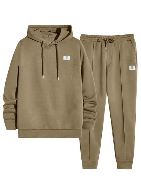 JMIERR Men's 2 Piece Outfits Hoodie Sweatshirt Tracksuit & Joggers Sweatpants Sweatsuit Set Outfits Hoodie, Oversized Sweatpants, Casual Shorts Men, Outfit Hoodie, Tracksuit Outfit, Men Tracksuit, Sweatsuit Set, Linen Shirt Men, Mens Flannel Shirt