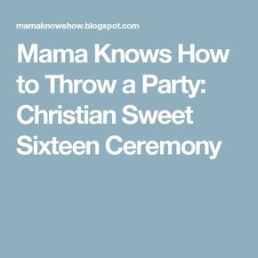 Mama Knows How to Throw a Party: Christian Sweet Sixteen Ceremony Sweet 16 Rings, Sweet 16 Winter, Christian Party, Entrance Songs, Sweet 16 Themes, Book Of Matthew, Bible 2, Ceremony Candles, Sweet 16 Birthday Party