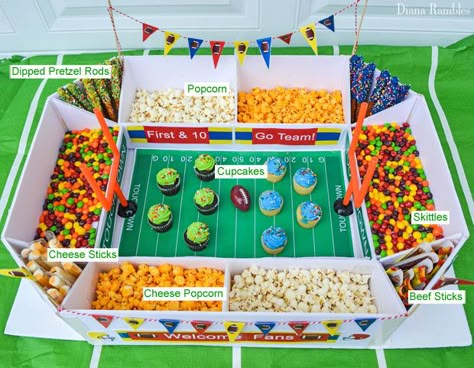 Super Bowl Snack Stadium for Game Day Football PartyEmailFacebookGoogle+InstagramPinterestTwitterYouTubeFacebookGoogle+InstagramPinterestTwitter Football Snack Stadium, Football Party Food Appetizers, Super Bowl Snack Stadium, Football Party Snacks, Super Bowl Snack, Snack Stadium, Football Party Foods, Healthy Superbowl, Football Parties