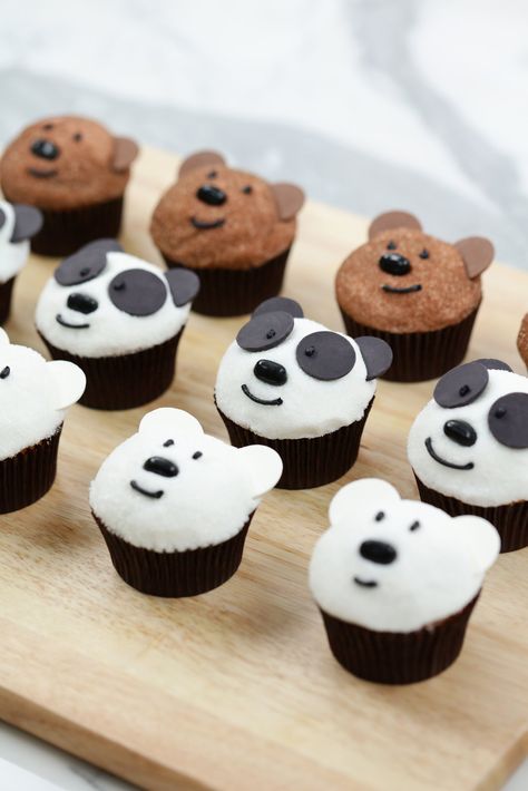 Honey Decorations, Cupcakes Bonitos, Honey Cupcakes, Bears Cartoon, Rosanna Pansino, Sanding Sugar, Bear Cupcakes, Bear Recipes, My Honey