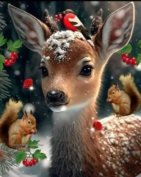 🎄✨Noël dans 87 nuits!! ✨🎄 - Noël magique, Noël féérique Dog Christmas Pictures, Winter Christmas Scenes, Nightmare Before Christmas Wallpaper, Merry Christmas Pictures, Christmas Scenery, Christmas Artwork, Dog Christmas Ornaments, Dog Christmas Gifts, Animated Christmas