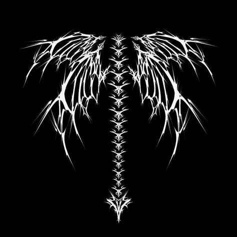 Gym Graphic Tees, Wing Tattoo Men, Typography Shirt Design, Wing Tattoo Designs, Black Metal Art, Wicked Tattoos, Wing Tattoo, Back Tattoos For Guys, Tshirt Design Inspiration