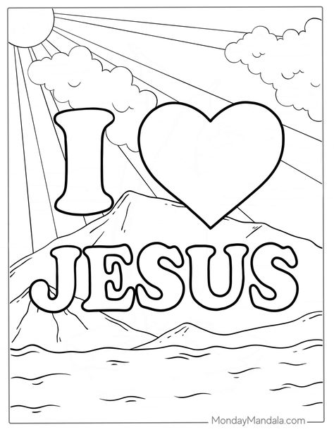 30 Jesus Coloring Pages (Free PDF Printables) Christian Coloring Pages For Adults, Sunday School Coloring Sheets, Flower Relief, Bible Coloring Sheets, Jesus Coloring Pages, Sunday School Coloring Pages, Bible Verse Coloring Page, Scripture Coloring, Bible Activities For Kids