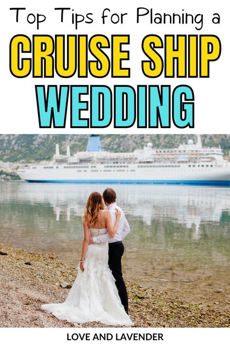 Cruise Ship Wedding Ideas, Cruise Wedding Ideas, Cruise Wedding Dress, Carnival Cruise Wedding, Cruise Ship Wedding, Best Wedding Registry, Best Cruise Ships, Small Weddings Ceremony, Sea Wedding