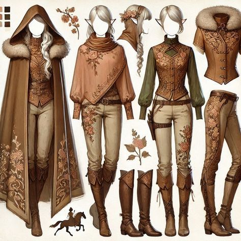 Dnd Outfits Inspiration, Cute Fantasy Outfits, Warrior Character Art, Mermaid Inspired Outfits, Fae Core, Spring Court Fashion, Outfits Gender Neutral, Stone Warrior, Dnd Character Outfits