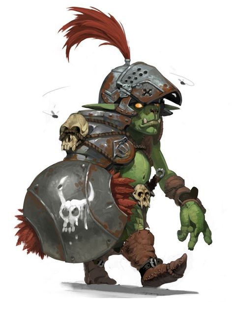 Goblin Boss Art from Bless Online #art #artwork #gaming #videogames #gamer #gameart #conceptart #illustration #bless Goblin Paladin Dnd, Goblin Paladin, Goblin Armor, Pathfinder Goblin, Goblin Male, Goblin Knight, Pandaren Monk, Goblin Warrior, Goblin Character