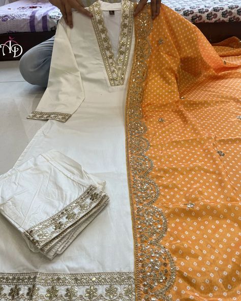 ₹1220

*NEW COLOURS LAUNCH 💜💛*

*NEW HEER SUIT SET*

*BRAND SHOWROOM PIECE*🌼

*CODING HEVAY Full Work*

*Featuring beautiful Heavy Suit Set which is beautifully decorated with intricate hand embroidery, Zari weaving . It is paired with matching pants and Lace Dupatta.*

*Fabric - HEAVY BANANA COTTON SILK*

*Dupatta Fabric -HEVAY CHANDERI WITH DIGITAL PRINT WITH FULL WORK*

*Inclusive: Top, Bottom & Dupatta**[3 piece]*

*Size - M L XL XXL*

*Rate - 1220 free shipping*🌸💕

*Stock ready*

*... Heavy Lace Design On Suits, Chanderi Suits Design, Lace Designs On Suits, Heavy Suit, Red Kurti, Lace Suit, Cotton Silk Fabric, Beautiful Suit, Designer Dresses Casual