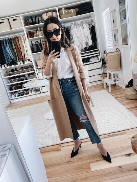 Sweater Blazer Outfit, Jcrew Sweater Blazer, Crystalin Marie, Tomboy Jeans, 30 Outfits, Athleisure Trend, Blazer Outfit, Jcrew Sweater, Sweater Blazer