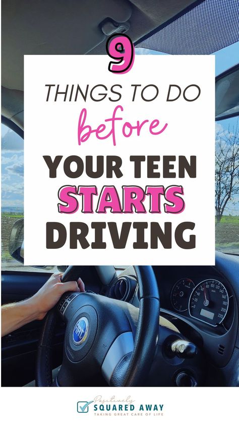 Before your teen driver hits the road, make sure they're fully prepared with these safe driving tips and a comprehensive teen driving contract. Learn how to support your student driver every step of the way. First Time Driving Tips, Teen Driving Contract, First Time Driving, Teen Driving, Safe Driving Tips, Driving Rules, Tips For Driving, Learners Permit, Drivers Permit