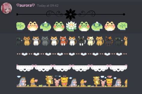 divider discord cute Discord Server Rules Ideas, Discord Server Roles Ideas, Discord Dividers, Text Dividers, Discord Channels, Cute Banners, Utila, Anime Monochrome, Art Tips