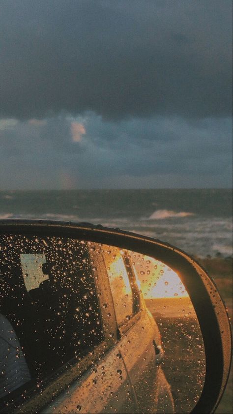 #rainbow #rain #sunset #sun #roadtrip Rain Sunset, Rainy Mood, Sun Aesthetic, Rain Photo, Rainbow Rain, Rainbow Aesthetic, Rainy Weather, Emoji Wallpaper, Dark Night