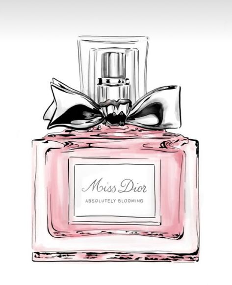 Dior Perfume Bottle, Miss Dior Perfume, Perfume Dior, Dior Aesthetic, Mint Fashion, Bow Wallpaper, Perfume Bottle Art, Pink Perfume, Dior Perfume