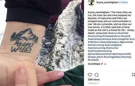 Our very own Trail Run Tribe member was ranked No. 1 on active.com's list of 20 Most Amazing Running Tattoos! Run Wild, my friends :) Run Wild Tattoo, Trail Runner Tattoo, Trail Running Tattoo Ideas, Runner Tattoo For Women, Running Tattoos For Women, Running Tattoos, Runner Tattoo, Running Tattoo, Leg Jewelry