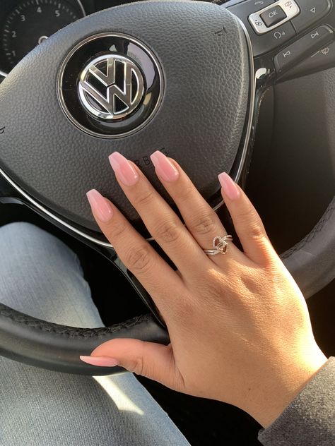 Vw Nails, Pink Sns, Natural Color Nails, Sns Nails Designs, Sns Nails Colors, Pink Glitter Nails, Sns Nails, Ballerina Nails, Acrylic Nails Coffin Short