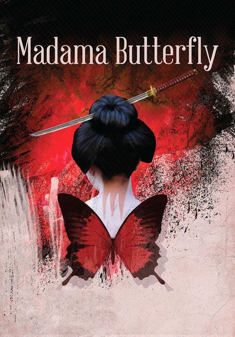 Madama Butterfly Opera, Madame Butterfly Opera, Dark Era, Madama Butterfly, Madame Butterfly, Butterfly Poster, Antalya, Music Art, Design Inspo