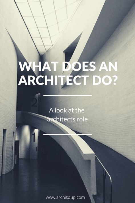 What Does An Architect Do? In this post we cover the frequently asked question “what does an architect do?”, where we will look at: What an architect does on a typical day What is the architect role How they structure their work The different types of architect Where architects work Architect At Work, How To Be An Architect, Architecture Day Poster, Frequently Asked Questions Design, Architect Tips, Construction House Design, What Is Architecture, Architect Aesthetic, Architect Lifestyle