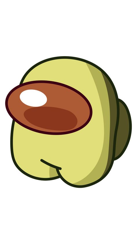 Avocado, avocado, yeeeeeeah, you know what's up. Don't you? You are what you eat, remember? This game character ate many avocados and became one in our fanart Among Us Avocado Character Sticker. By... Easy Avocado Drawing, How To Draw Avacados, Cute Avocado Drawing, Avocado Character Design, Avocado Character, Cute Avocado Sticker, Chrome Web, What You Eat, Game Food