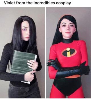 Violet from the Incredibles cosplay – popular memes on the site ifunny.co Cosplay Disney, Violet Parr, Easy Cosplay, Jessica Nigri, Epic Cosplay, Disney Cosplay, Fantasias Halloween, Cosplay Characters, Amazing Cosplay